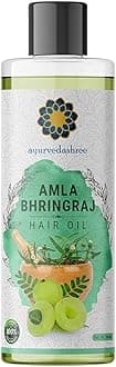 Hair Oil 200ml with Amla, Bhringraj, Brahmi, Methi, Shikakai, Neem, Henna, Pine, Carnation, Eucalyptus and Natural Lemongrass