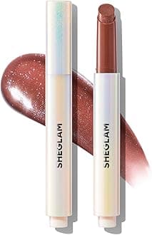 Pout-Perfect Moisturizing Solid Lip Gloss Shimmer Lip Plumper-Violet Fizz