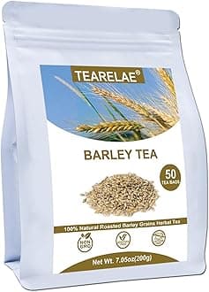 Barley Bags - 4g x 50 Count - 100% Pure Natural Roated Barley Grains Herbal Tea - Mugicha - Non-GMO - Caffeine-free - Gently Sweet & Mellow