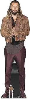Star Cutouts Ltd CS744 Jason Momoa Lifesize Cardboard Cutout With Free Mini Table Top Cut Out