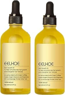 - Carvenchi Natural Hair Growth Oil with Rosemary Scent, for Dry Damaged and Thin Hair, Colorless 2PC, 4 Fl Oz, Unisex