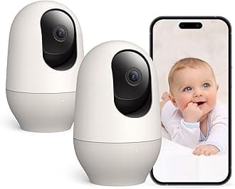 Baby Monitor Pet Camera Nooie 1080P HD Wireless WiFi Indoor Home Security Camera with Motion Tracking&Free Sound Alerts Two Way Audio Night Vision Compatible with Alexa with SD Card Slot and Cloud