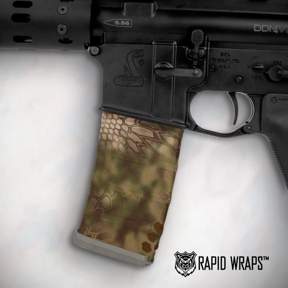 AR 15 Mag Wraps KRYPTEK Camo 3-Pack (Mandrake)