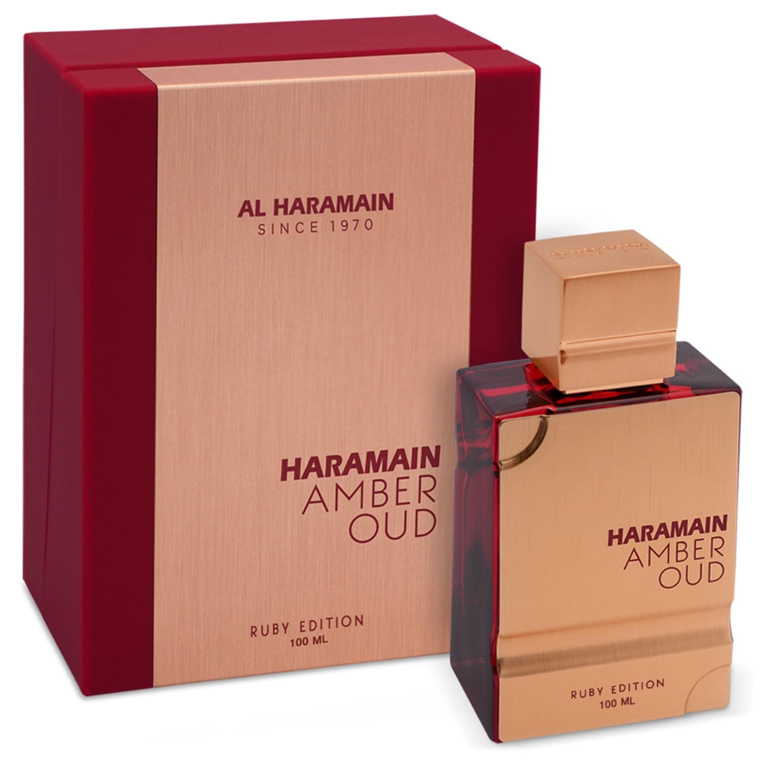 Amber Oud Ruby Eau De Parfum for Unisex 3.3 Ounce