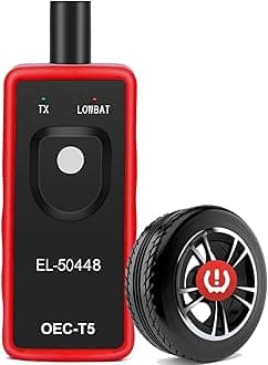 TPMS Relearn Tool, EL-50448 TPMS Reset Tool for GM Series Vehicles 2006-2024, Tire Sensor Pressure Monitor System Relearn Tool for GMC Chevy Buick Cadillac (Red)