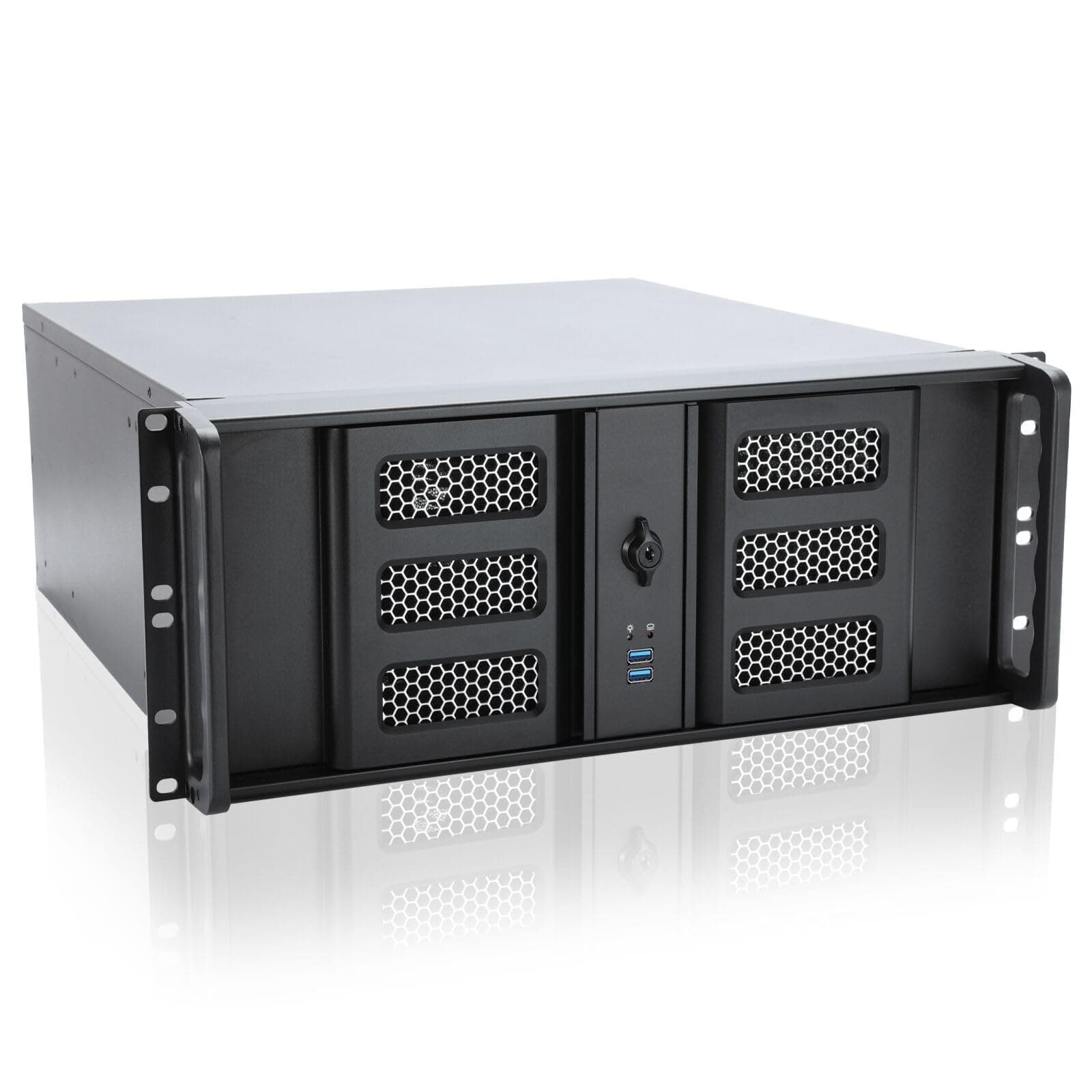 RackChoice 4U rackmount server chassis with 3 x 5.25 front bays