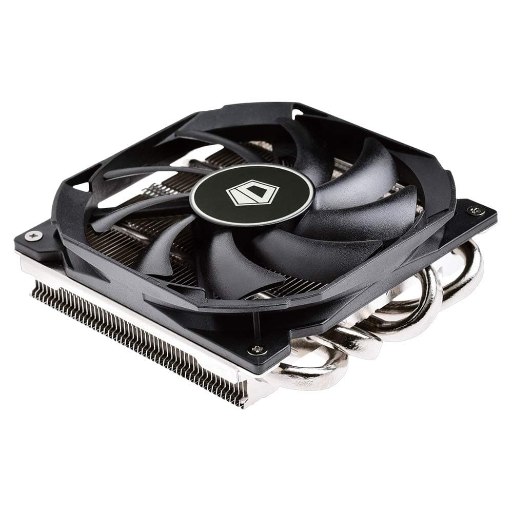 ID-COOLING IS-30 30mm Height Mini-ITX Low Profile Cooler with 92x92x12mm Slim Big Airflow Fan, Black Color Theme, AM4 and LGA115X, TDP 95W