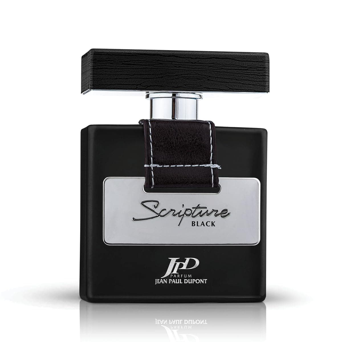 – (JPD) Scripture Black - Long Lasting Perfume for Men - with Leather, Citrus and Lavender notes - Eau de Toilette 100ml