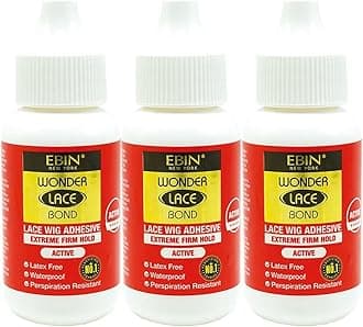 Wonder Lace Bond Extreme Firm Hold 1.18 Oz (3pack) – Active, No Residue, Improved Formula, Easy to Apply, Fast Drying, Waterproof, Latex Free