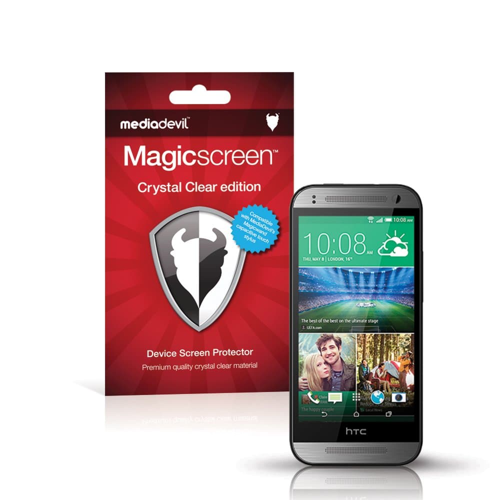 MediaDevil Screen Protector for HTC One Mini 2 - Crystal Clear Edition Film (2-Pack)
