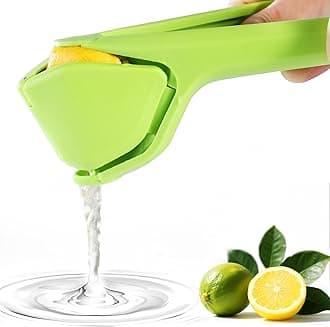 Lemon Squeezer, Effective Squeezing Juice Press, Easy-to-Use, Sturdy Flat Manual Lemon Juicer, Lime Squeezer, Citrus Juice Presser, to Squeeze Lemons, Limes, Citrus, oranges And Other Fruits