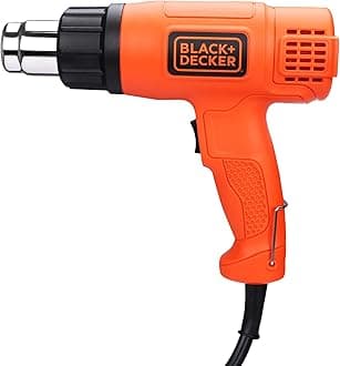 BLACK+DECKER KX1800 1800W Dual Temperature 2 Speed Heat Gun (Orange and Black)