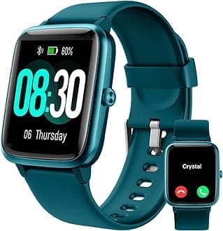 GRV Smart Watch Answer Dial Call,Fitness Watch with Heart Rate Monitor,Sleep Tracker,Sports Fitness Tracker Watch Pedometer Call SMS Notification Smartwatch for Women Men