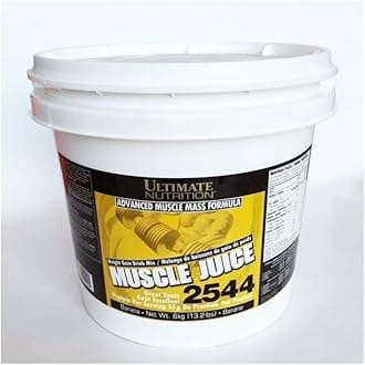 Ultimate Nutrition Muscle Juice, Weight Gain Drink Mix - Mass Gainer Workout Powder for Men & Women - Supplement for Lean Muscle Growth & Immune Support with 55g Protein - Banana, 13.2lb