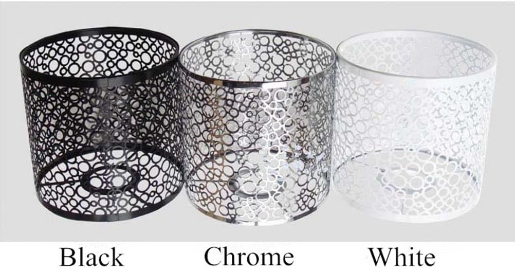 Iron Round Simple Style Convenient Ceiling Light Lampshade (Fit for E27 Bulb) (Black-15)