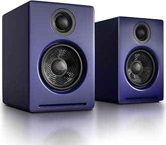 AudioengineA2+ Desktop 24 Bit Limited Edition Wireless Bluetooth Desktop Speakers - 60W Computer Speakers for Music and Gaming