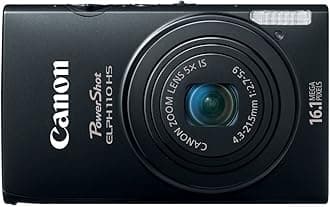 Canon PowerShot ELPH 110 HS 16.1 MP CMOS Digital Camera with 5x Optical Image Stabilized Zoom 24mm Wide-Angle Lens and 1080p Full HD Video Recording (Black) (OLD MODEL)
