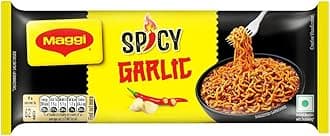 Spicy Garlic Noodles | Fiery & Garlic Twist | Instant & Easy Snack | 248g Pack