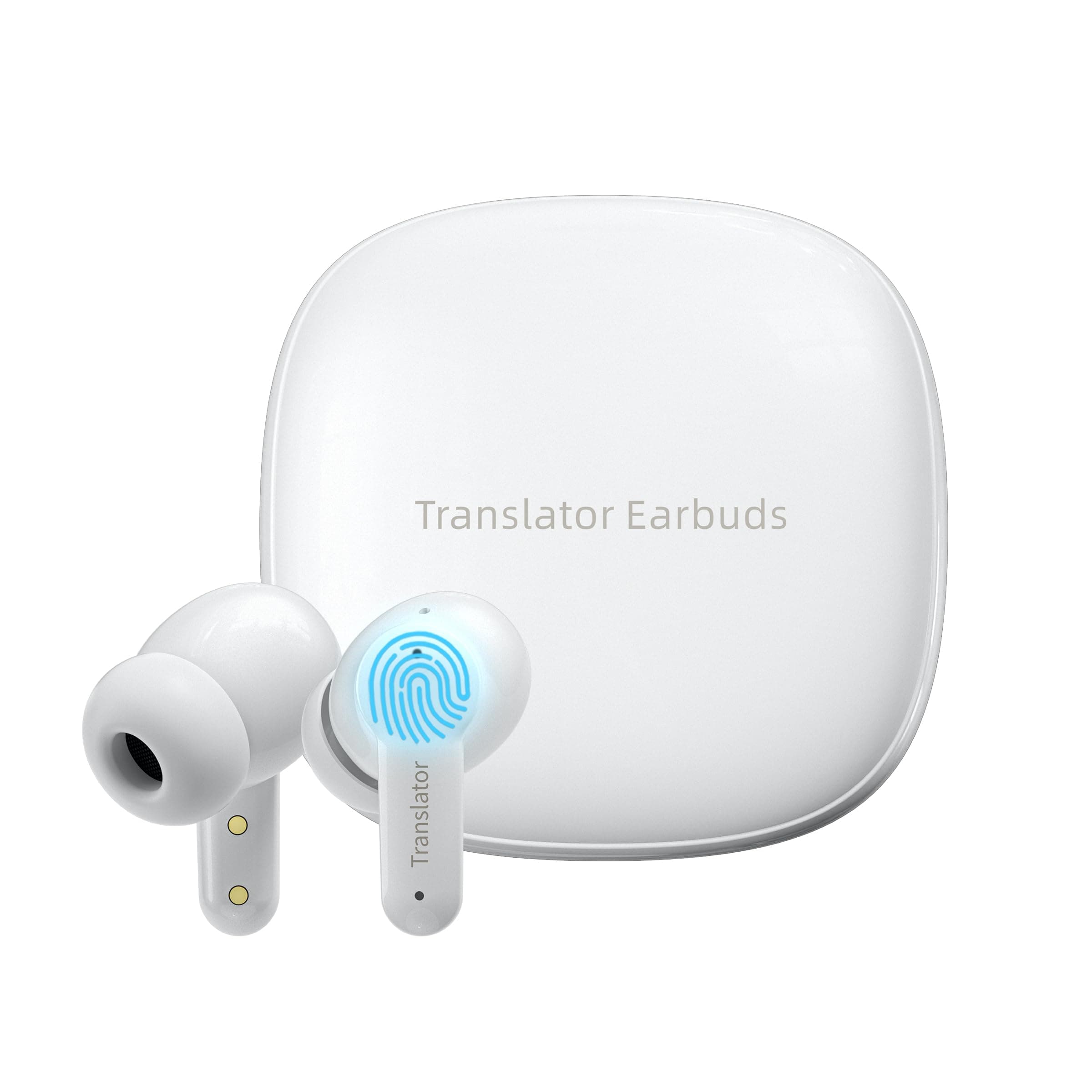 M3 Translator Earbuds Language Translator Device Sliding Design Support 144 Languages & Accents Translation Wireless Translator Device with APP Fit iOS & Android