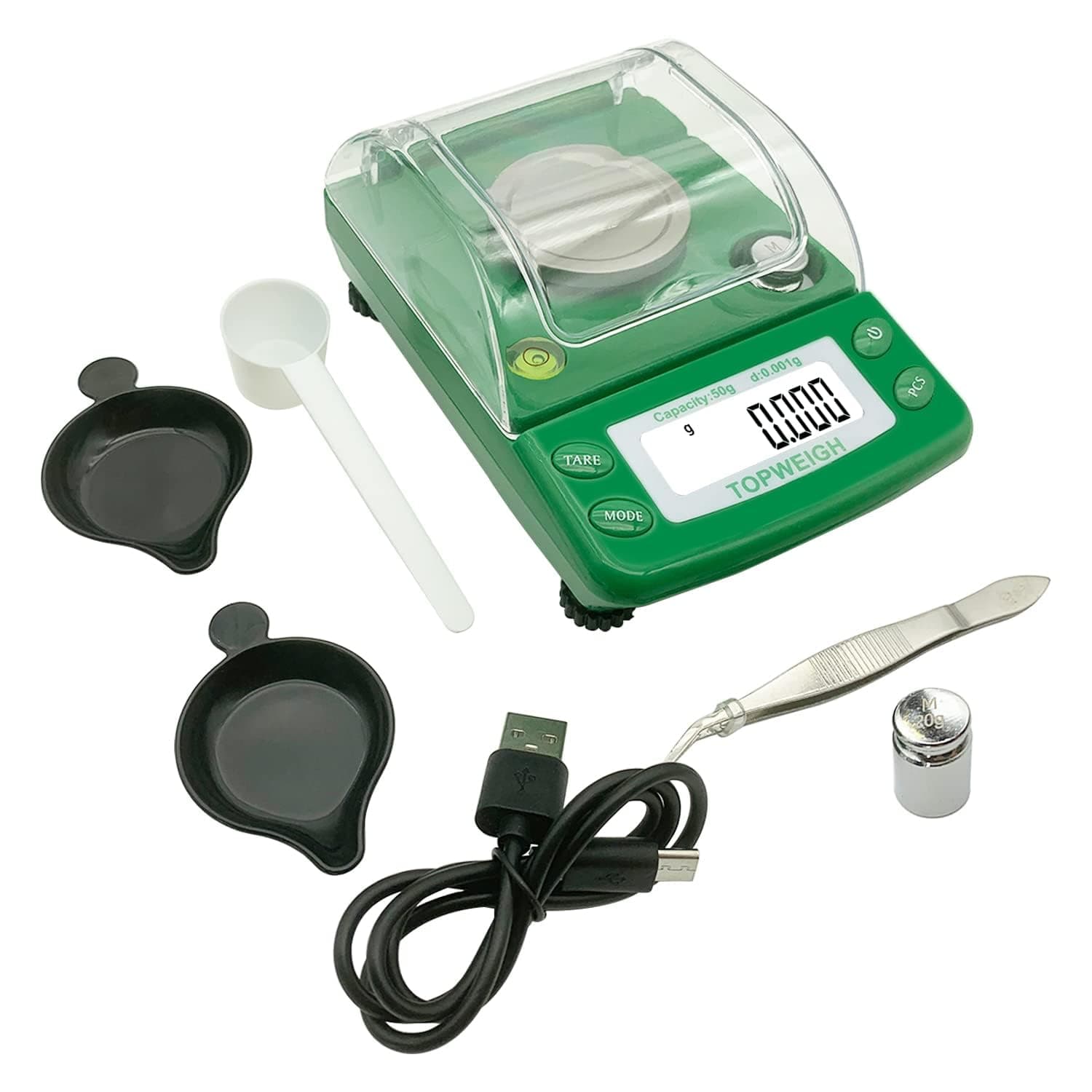 Green Miliigram Scale