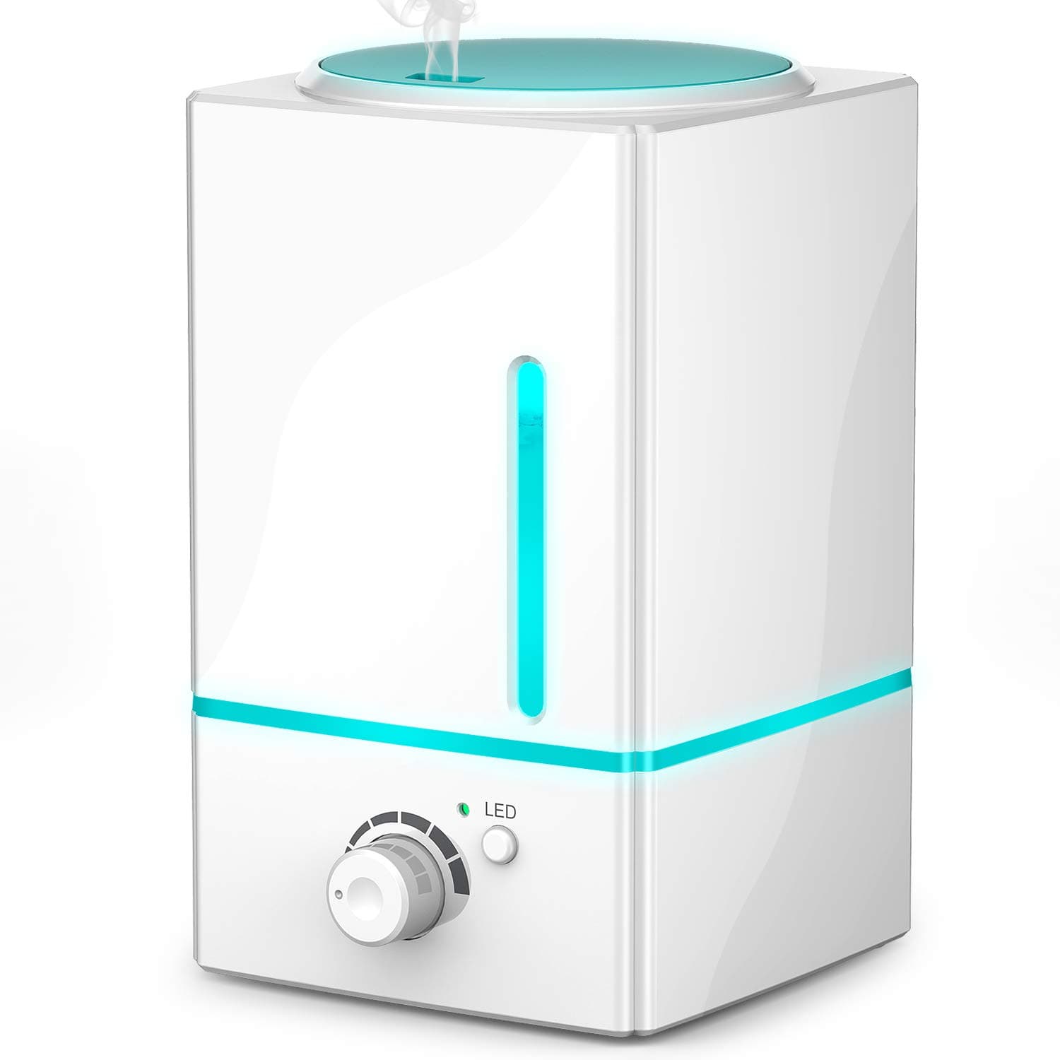 1500ml Large Aroma Essential Oil Diffuser - Aromatherapy Humidifier for Large Room (White)