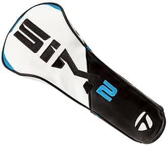 TaylorMade New 2021 Golf Sim2 Driver Headcover Black/White/Blue/Lime Neon