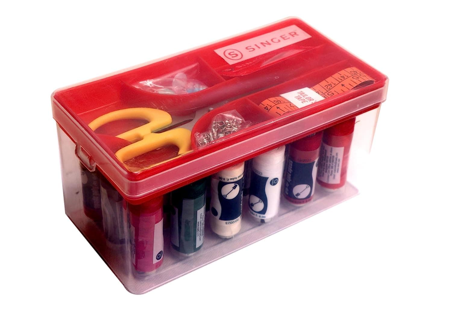 Tailoring Materials - Ideal Sewing Kit Box for Home Use | Premium Thread Box Set with Stitching Items