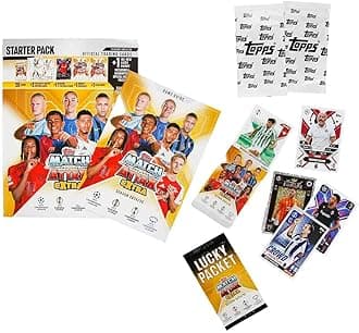 Topps Match Attax Extra 24/25 Extra Special Starter Pack (Album, Includes 29 Cards + 3 LE Cards)