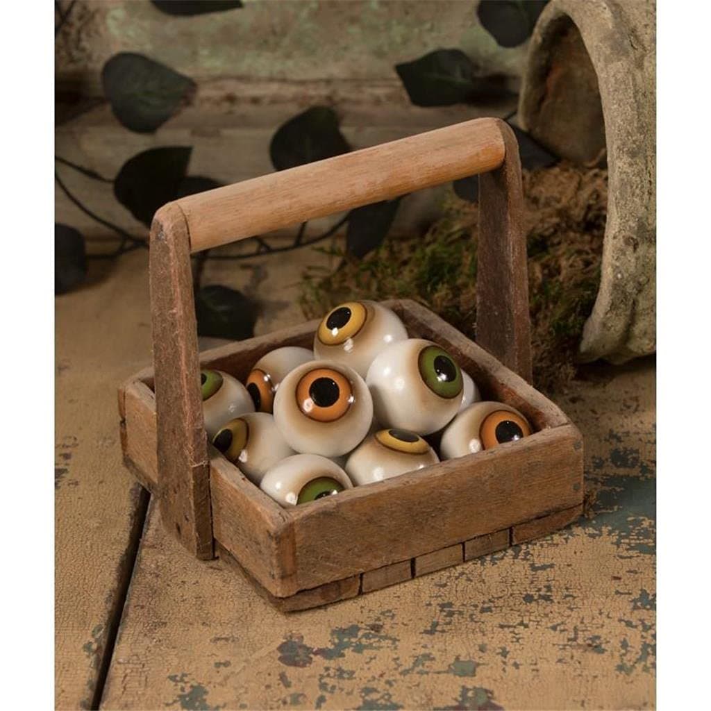 Bethany Lowe 1.5" Round Plastic Eyeball Halloween Table Decor Set of 3