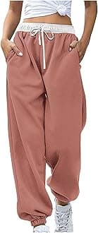 Womens Casual Athletic Cotton Long Sweatpants,Teen Girl Solid Color Cute Hiking Long Pants,Fall Trendy Clothes