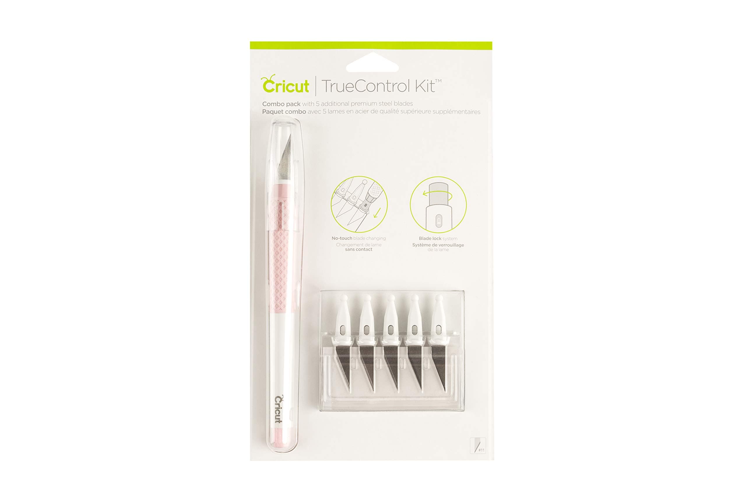TrueControl Knife Kit - For Use As a Precision Knife, Craft Carving and Hobby Art, Scrapbooking, Stencils, DIY Projects Comes With 5 Spare Blades [Rose]