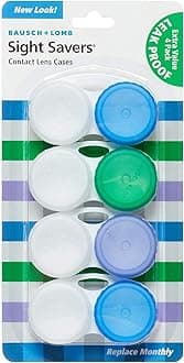 Bausch & Lomb Sight Savers Contact Lens Cases (Pack of 4)