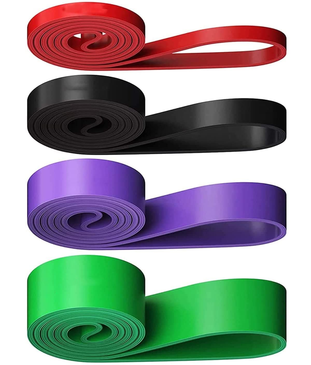 ELECDON Pull Up Assistance Bands, Exercise Resistance Bands, Durable Assist Band, Perfect for Powerlifting, Stretch, Workout, Body Training, Fitness, Muscle Ups, Suitable for Men Women