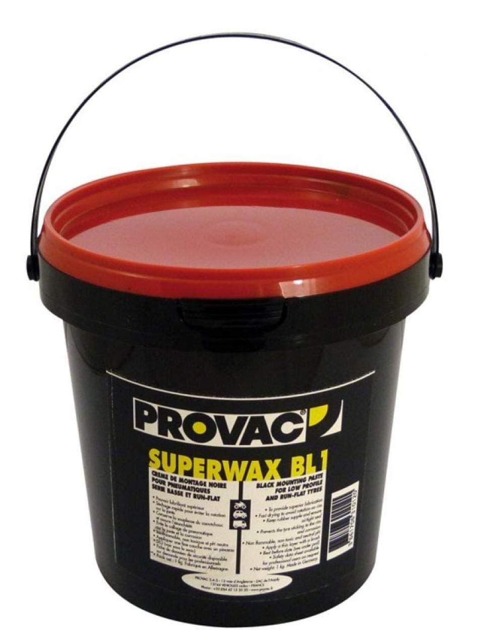 proVac Tyre Grease 1 KG, Radial, Summer Tire, Quick Drying, Prevents Tyre-Rim Collage