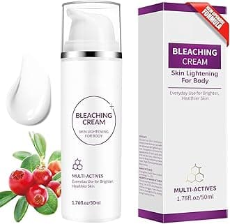 VicGFHS Skin Bleaching Cream, Skin Lightening Cream, Dark Spot Remover for Body, Elbows, Knees & Intimate Areas, Moisturizing Formula with Vitamin C, Lightweight & Fast Absorbing, 1.76 fl oz