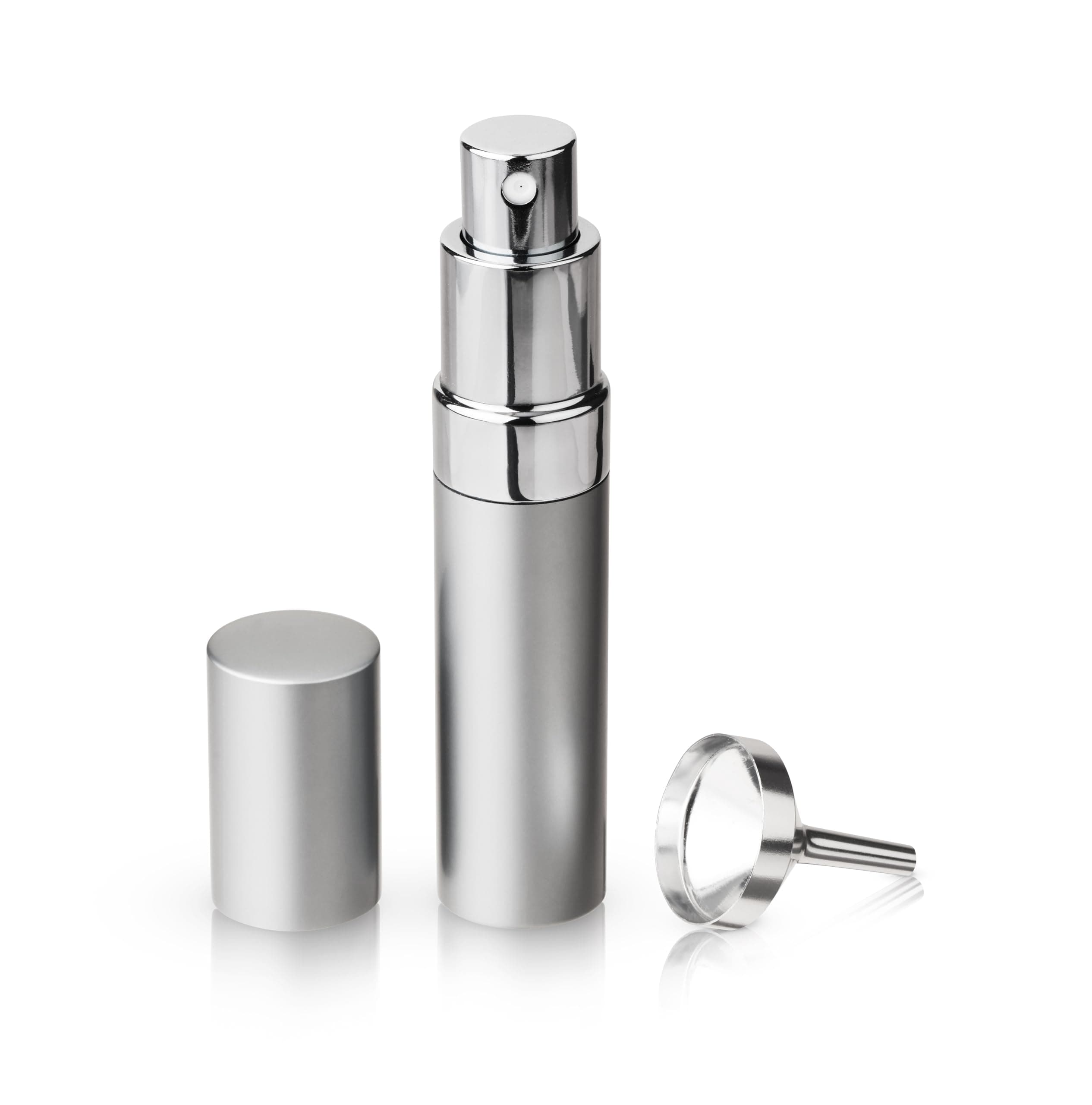 True Martini Atomizer Bar Mister – Spray Bottle for Gin & Vodka Martinis, Refillable Vermouth Spritzer for Bitters and Absinthe, Travel Perfume & Essential Oils Sprayer, Glass Canister with Funnel