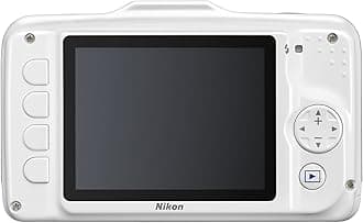 Nikon COOLPIX S31 10.1 MP Waterproof Digital Camera with 720p HD Video (White) (OLD MODEL)