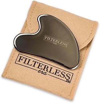 Ace of Spades Gua Sha Facial Tool | Stainless Steel Face Massager for Sculpting, Muscle Scraping & Lymphatic Drainage