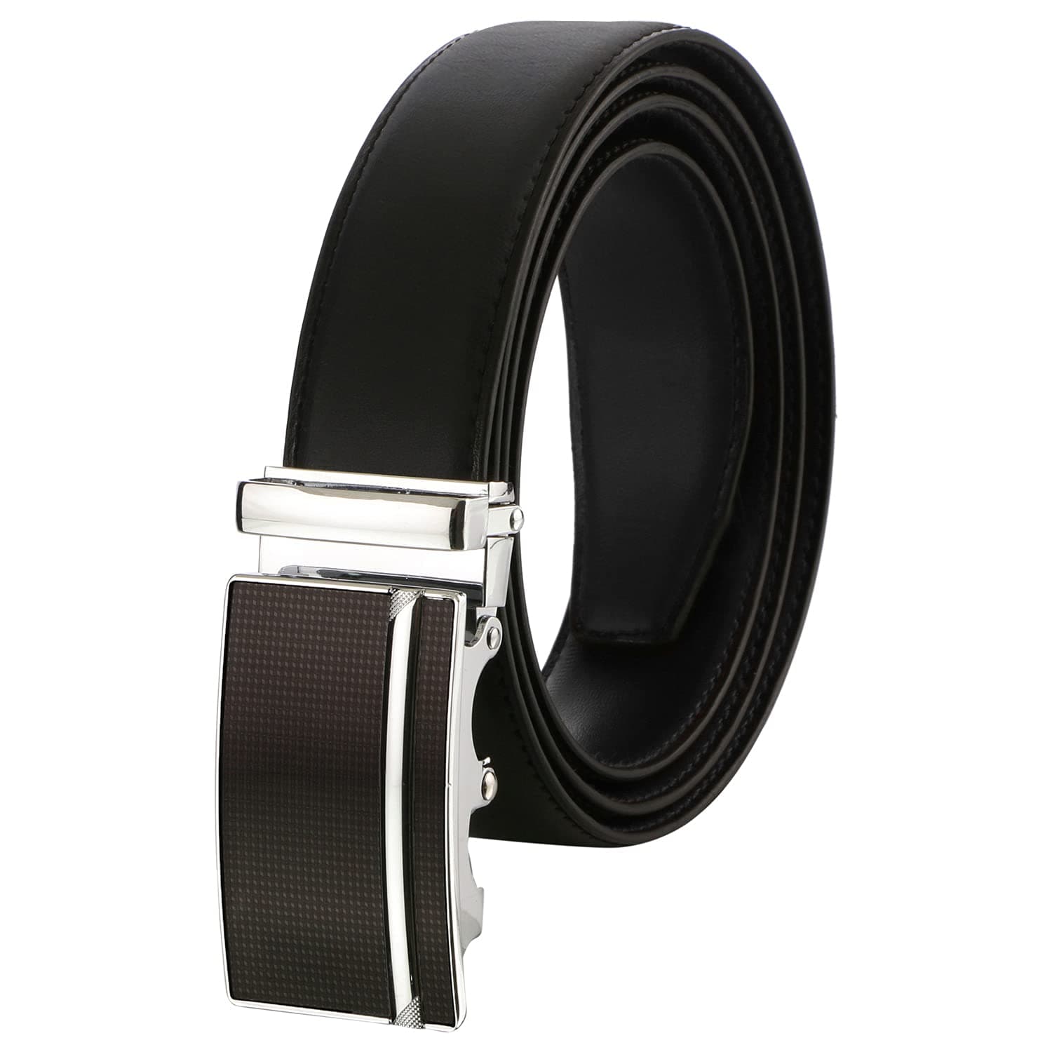 Men's Auto Lock PU Leather Belt
