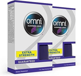 Wellgenix Omni Herbal Cleanse Detox Drink - 1oz Grape Flavor - Detox Cleanse - Quick One Hour Detox Drink - Flush Your System of Toxins for a Full Body Detox Cleanse (