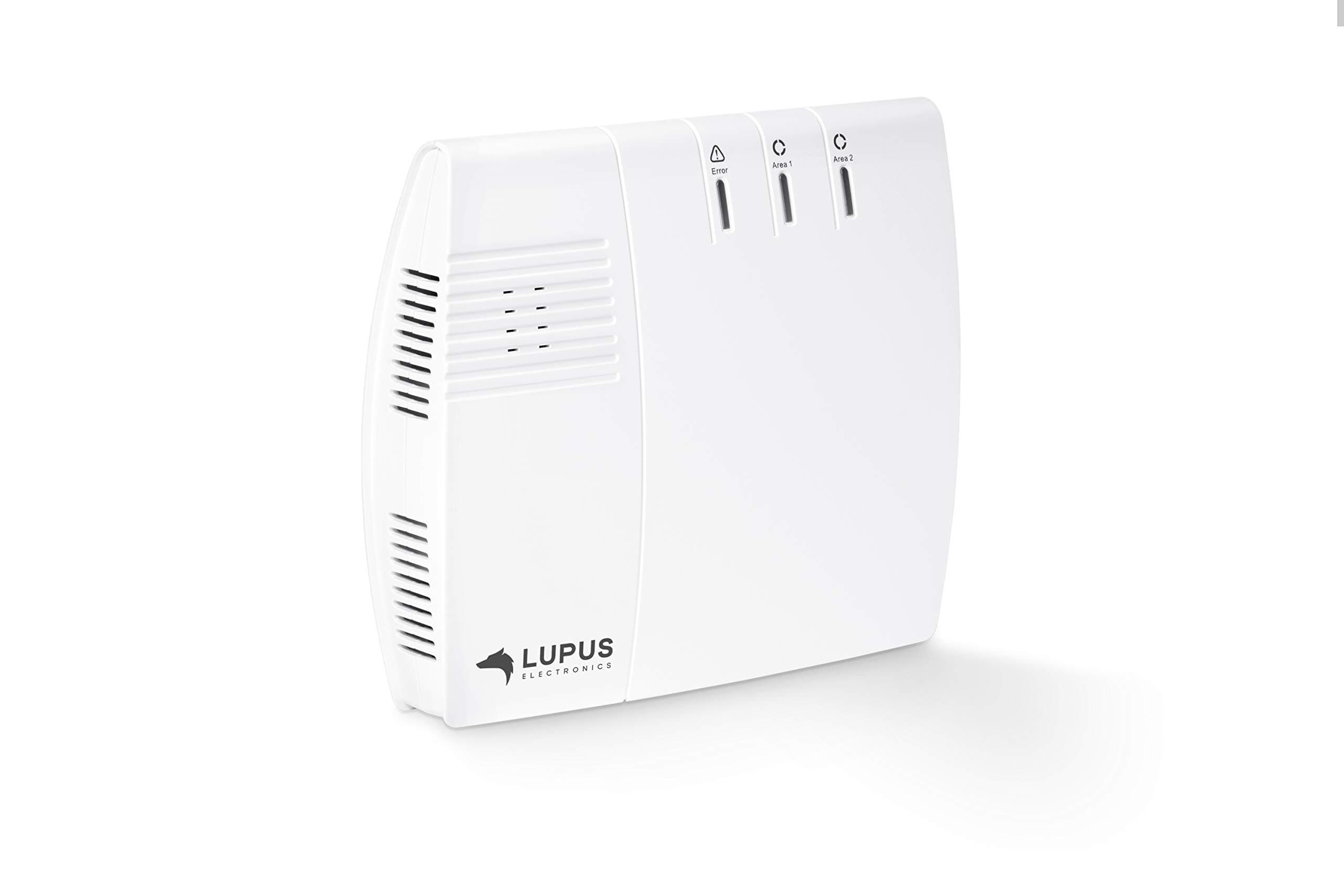 Lupus Electronics 12045 Lupusec XT2 Plus SmartHome Wireless Alarm System with GSM Base Station – Max 160 Sensors, 6 W, 12 V, 17x15x40