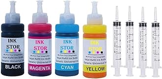 Inkjet Cartridge Refill Combo for 650, 805, 803, 680, 678, 682, 818, 802, 901, 703, 704, 46, 21, 22, 27, 28, 56, 57, cn 88, 98 Cartridges