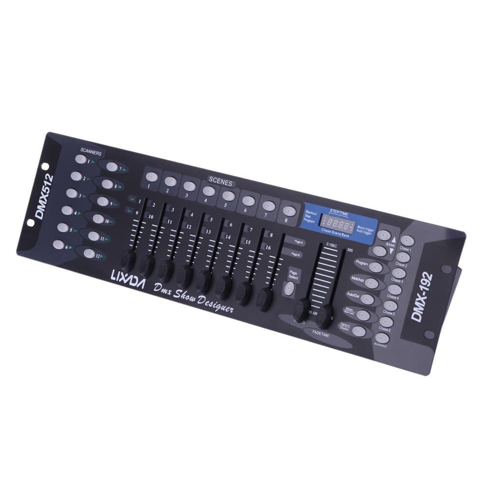 Lixada 192 Channels DMX512 Controller Console for Stage Light Party DJ Disco Operator Equipment …