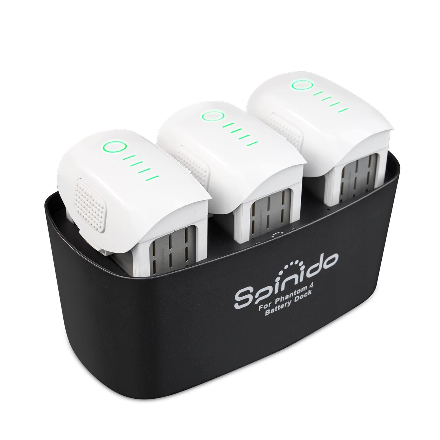 Spinido DJI Phantom 4 Intelligent Battery Charging Dock, Black