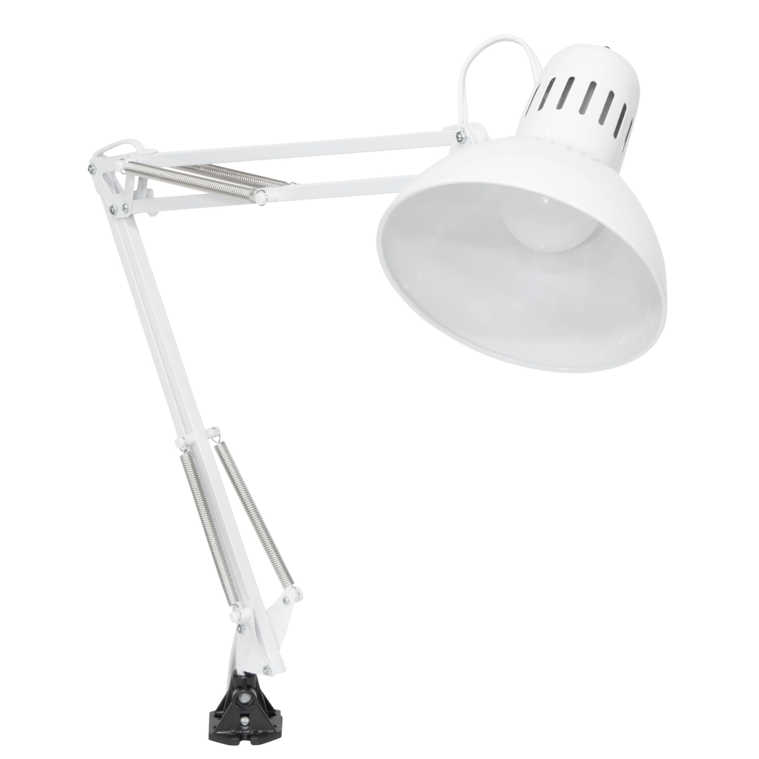 Studio Designs Swing Arm Lamp, 13-watt, White
