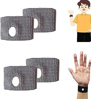 2Pair WeiMax Sugar Control Wristband,Healthify Acupressure Sugar Control Therapeutic Wristband,Regulate Blood Sugar Levels (Gray)