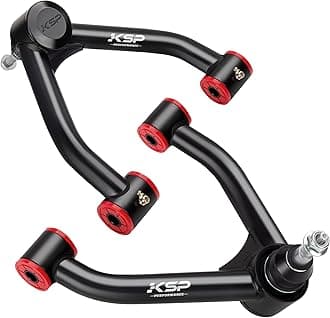 KSP 2-4" K1500 Upper Control Arms, Adjustable Front Control Arm Compatible With Chevy GMC K1500 1988-1999, Aftermarket Steel UCA With Greasable Ball Joint fit Blazer Tahoe Yukon Year Before 1999