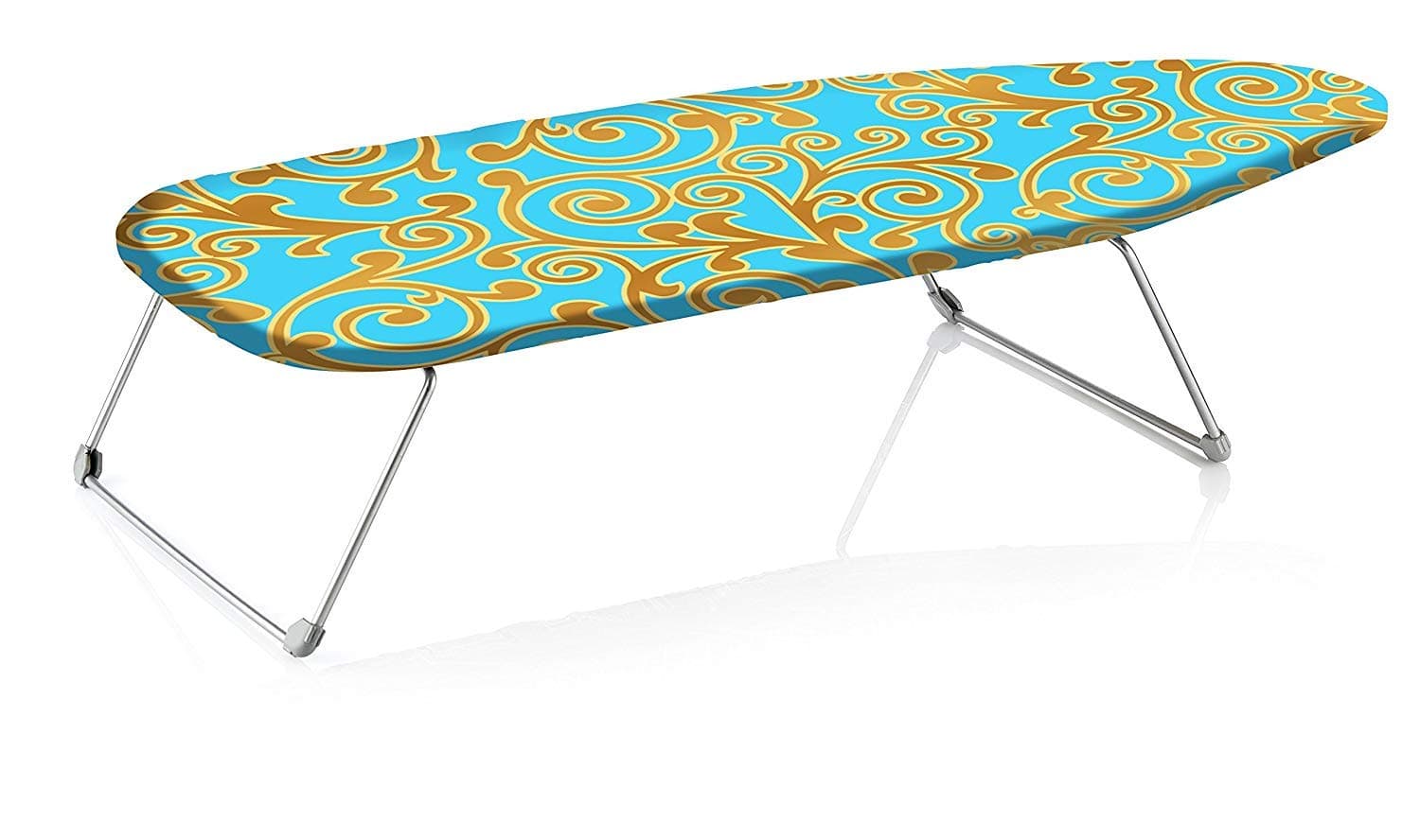 Perilla Mini Portable Table Top Ironing Board with Folding Legs, 12 by 30"