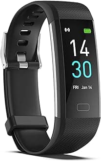 Fitness Tracker with Step/Distance/Calories Counter, Activity Tracker with Heart Rate Monitor, Slim Style Watch IP68 Waterproof, Sleep Monitor Tracker, Pedometer Watch for Women Men