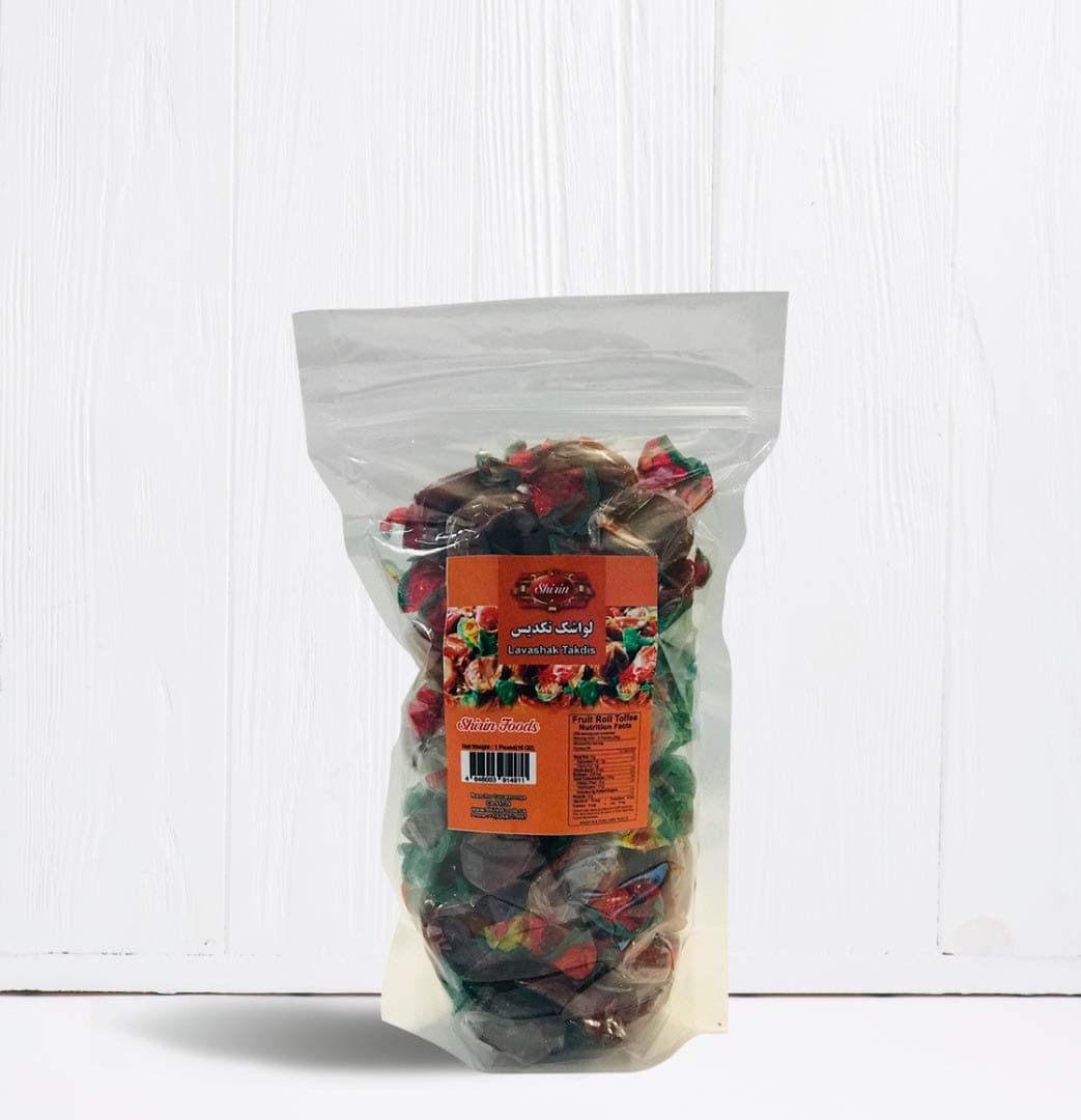 Lavashak Takdis, Fruit Roll Snack, 16 Oz